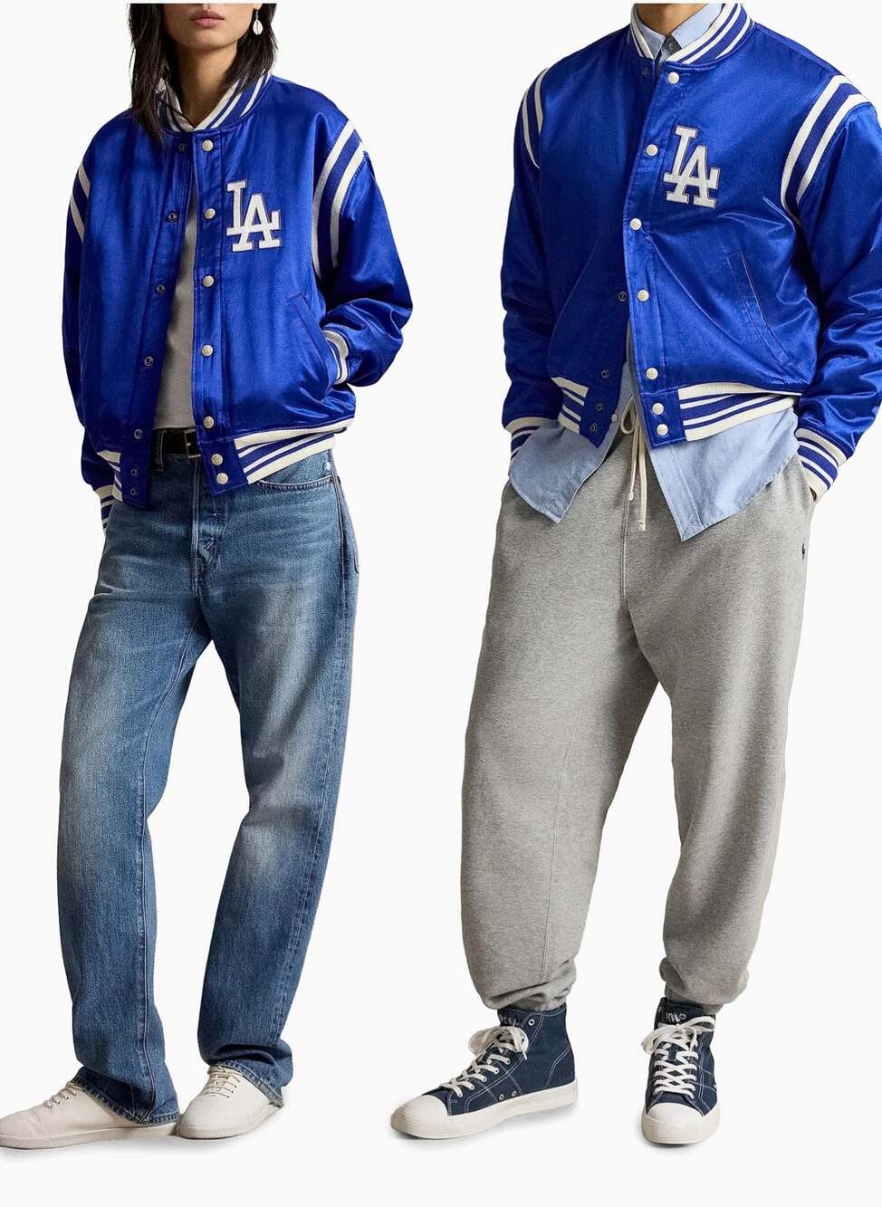Polo Ralph Lauren Los Angeles Dodgers Satin Varsity Jacket